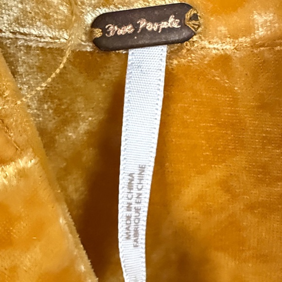 Free People Golden Velvet Tiered Duster - Picture 2 of 5